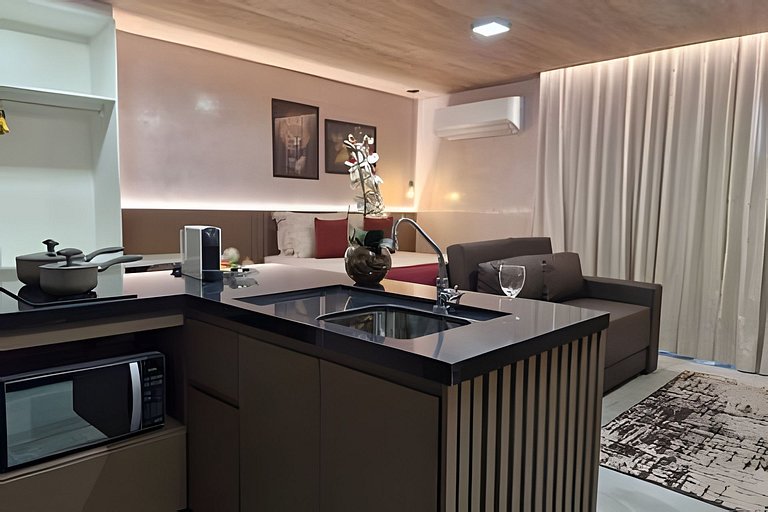 New Time Pajuçara | Beira Mar + Piscina infinita