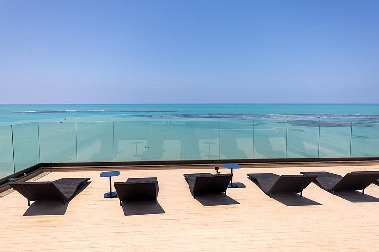 New Time Pajuçara | Beira Mar + Piscina infinita