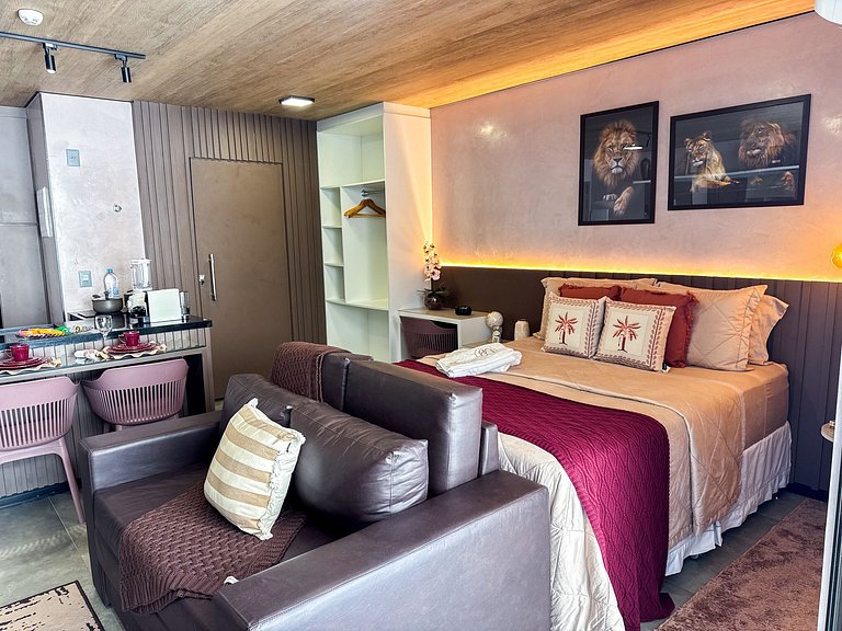 New Time Pajuçara | Beira Mar + Piscina infinita