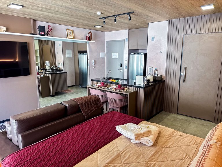 New Time Pajuçara | Beira Mar + Piscina infinita