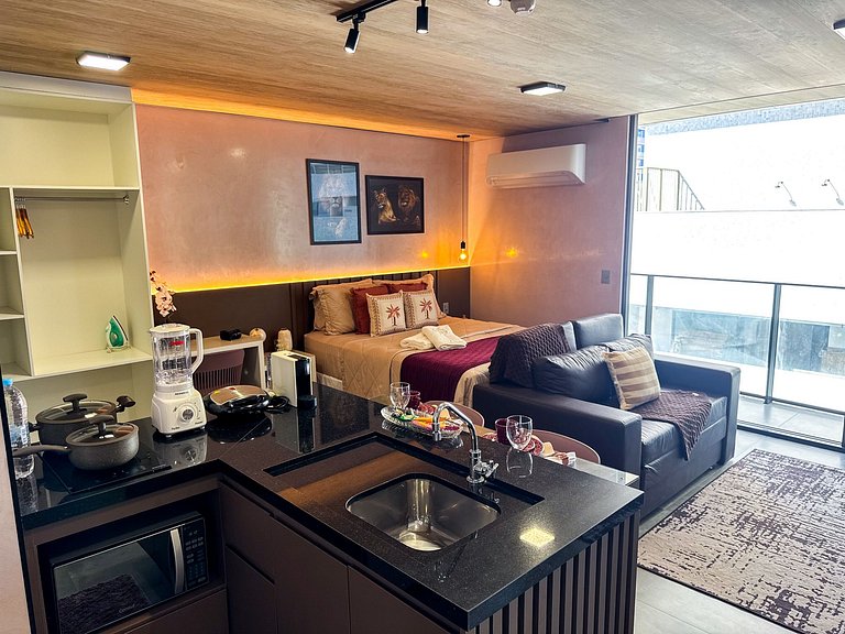 New Time Pajuçara | Beira Mar + Piscina infinita