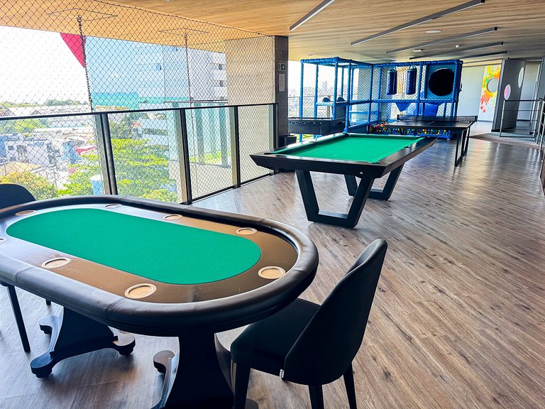 New Time Pajuçara | Beira Mar + Piscina infinita