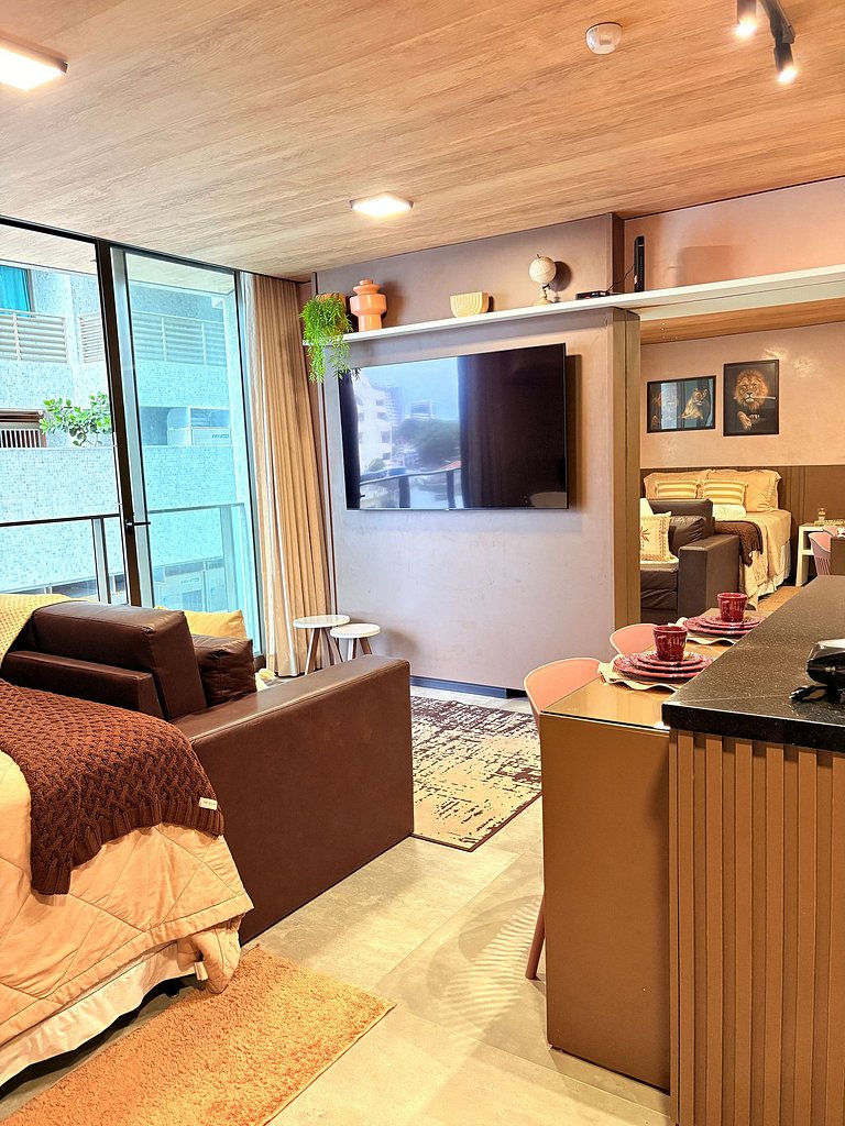 New Time Pajuçara | Beira Mar + Piscina infinita